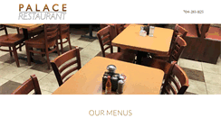 Desktop Screenshot of palacerestaurant.net